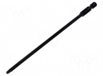 Screwdriver bit | Torx&reg; | TX15 | 1/4" | Overall len: 150mm