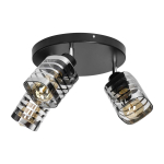 Uued tooted // SIENA 3P E27, oprawa ścienno-sufitowa, max. 3x60W, czarna, podstawa okrągła, ruchome głowice lampy, jeden poziom