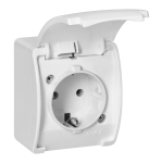 Uued tooted // Gniazdo pojedyncze 2P+Z Schuko AQUATIC, IP44, białe