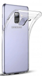 Back panel cover Evelatus Samsung Galaxy A6 2018 Clear Silicone Case 1.5mm TPU Transparent