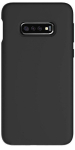Back panel cover Evelatus Samsung S10e Premium Soft Touch Silicone Case Black