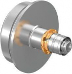 RS2 adapter Press 25 brass, Uponor