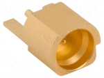 Connector: coaxial | socket | male | SMP | SMT | on PCBs | straight | brass