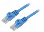 Patch cord | U/UTP | Cat: 6 | RJ45 plug,both sides | stranded | CCA | 10m