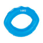 Spordiks ja aktiivseks puhkuseks // Spordikaubad ja varustus // Silikonowy ściskacz do rąk do rehabilitacji rąk, 0 - 14 kg , niebieski , REBEL ACTIVE