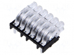 Fiber for LED | &Oslash;2mm | No.of mod: 12 | round | Front: convex