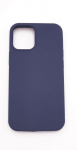 Back panel cover Evelatus Apple iPhone 12 mini Premium Soft Touch Silicone Case Midnight Blue