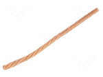 Braids | SBO | Shape: round | Core dia: 4.5mm | 25m | copper strand