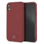 Back panel cover Mercedes-Benz  Mercedes Silicone Line iPhone Xr Case - Red