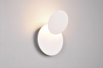 Trio Mio LED sienas lampa round matt white  240310131 4017807581089