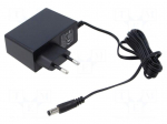Power supply: switching | mains,plug-in | 24VDC | 1A | 24W | 86.5%