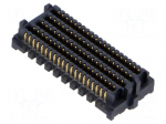 Connector: PCB to PCB | socket | male | PIN: 200 | SEAM | straight | 2.7A