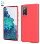 Riff Slim & Soft Silicone Soft Back Cover Case Samsung S20 Plus G985 Red