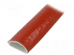 Insulating tube | fiberglass | brick red | -60&divide;250&deg;C | &Oslash;int: 35mm