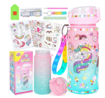 RoGer Unicorn Water Bottle + Accessories 600ml