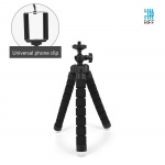 Riff TRIP Universal Flexible soft Tripod holder for Phones / Cameras (max.18 cm) Black