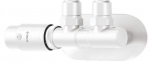 Thermostatic valve for bathroom radiator - left