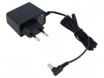 Power supply: switching | mains,plug-in | 12VDC | 1A | 12W | 84% | angled