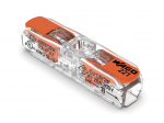 Inline splicing connector with levers 0.2 - 4 mm&sup2; - for all conductor type