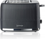 Gorenje Toaster | T850DPB | Number of slots 2 | Housing material Plastic | Black