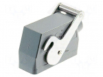 Enclosure for connectors: HDC | size 24B | Han | with latch | angled