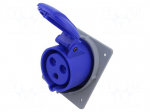 Connector: AC supply 3-phase | socket | female | 32A | 250VAC | IP&S