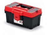 Chest | tool case | black-red | polymer | EVO | 296x177x155mm | 10kg