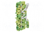 Splice terminal: rail | for DIN rail mounting | spring clamp | TS35