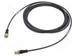 Cable: for sensors/automation | PIN: 4 | 5m | 250VDC | 250VAC | 4A | 7000