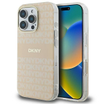 Other Phone Accessory DKNY  DKNY Repeat Texture Pattern & Stripe MagSafe iPhone 16 Pro Case - Pink