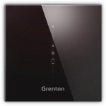 Multisensor panel - temperature, humidity, atmospheric pressure, sound intensity, light intensity, CO2, TVOC, IR/TF-Bus / black glass front