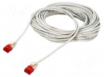 Patch cord | U/UTP | Cat: 6 | RJ45 plug,both sides | stranded | Cu | 10m