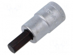 Socket | hex key,socket spanner | HEX 10mm | 1/2" | IN 19 MM