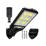 LED Flashlight Elight  LU17 Solar LED Street Light 120 COB PIR Sensor + Waterproof Design ABS Construction Black