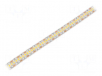 LED tape | white warm | 2835 | 12V | LED/m: 240 | 12mm | IP20 | 25W/m