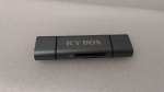 Converter Raidsonic  SALE OUT. Icy box IB-CR200-C  SD/MicroSD (TF) USB 2.0 card reader with Type-C and -A to micro USB (OTG) interface, anthracite |  External card reader with multi-USB connector | USED, REFURBISHED | External | Micro SDHC, Micro SDX ...