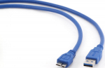 Cable Gembird USB Male - MicroUSB Male 3.0 1.8m Blue