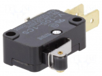 Microswitch SNAP ACTION | with lever (with roller) | SPDT | Pos: 2