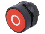 Switch: push-button | Stabl.pos: 1 | 22mm | red | Illumin: none | IP66
