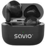 Headphones Savio TWS-02 PRO Black