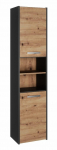 Topeshop S40 ANTRACYT/ARTISAN bathroom storage cabinet