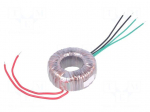 Transformer: toroidal | 50VA | 230VAC | 12V | 24V | 2.05A | 1.02A | 0.7kg
