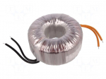 Transformer: toroidal | 600VA | 230VAC | 230V | 2.6A | 4.7kg | &Oslash;: 139mm