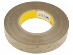 Tape: fixing | W: 25mm | L: 55m | Thk: 0.1mm | double-sided | acrylic