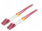 Fiber patch cord | OM4 | LC/UPC,both sides | 20m | 50/125um | LSZH