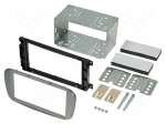 Radio mounting frame | Ford | 2 DIN | silver