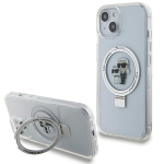 Other goods Karl Lagerfeld Karl Lagerfeld KLHMP15SHMRSKCH iPhone 15 / 14 / 13 6.1" white/white hardcase Ring Stand Karl&Choupette MagSafe
