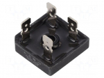 Bridge rectifier: single-phase | Urmax: 600V | Ufmax: 1.1V | If: 25A