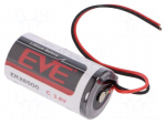 Battery: lithium | 3.6V | C | 150mm leads | &Oslash;26x50mm | 8500mAh