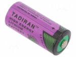 Battery: lithium (LTC) | 3.6V | 2/3AA,2/3R6 | &Oslash;14.7x33.5mm | 1500mAh
